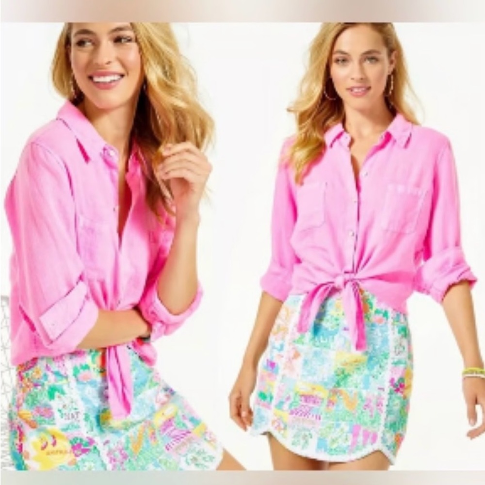 Lilly Pulitzer NWT PATTY SKORT pop up Lilly State Of Mind